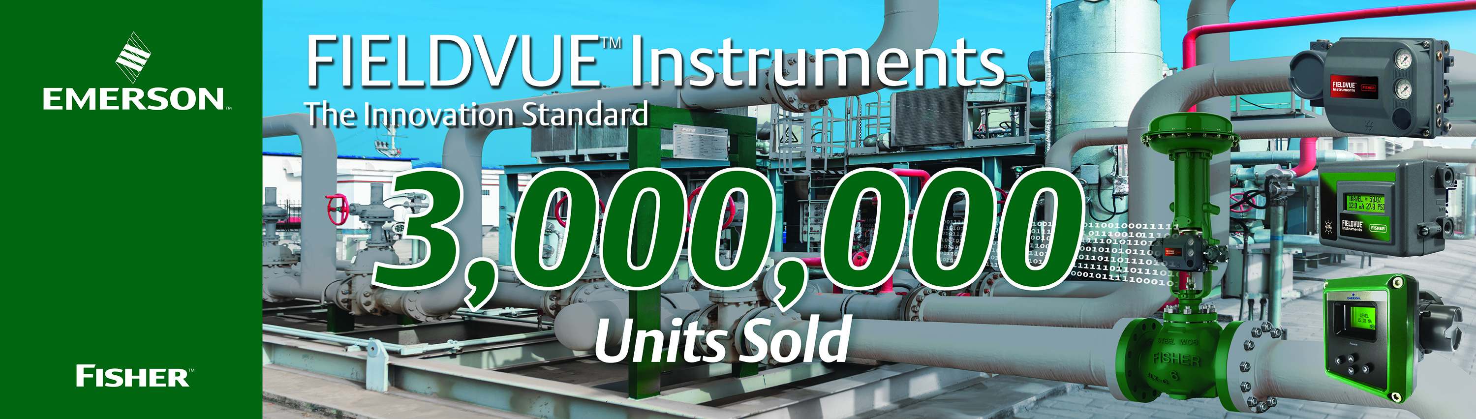 3 million Fieldvue sold in the world