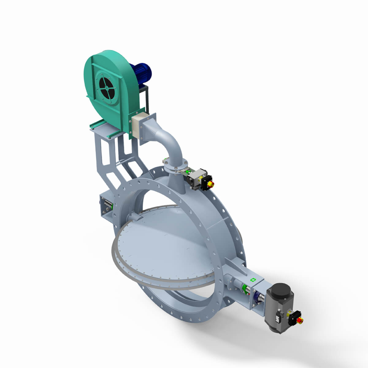 AMM750 Butterfly Double Blade Damper Valve