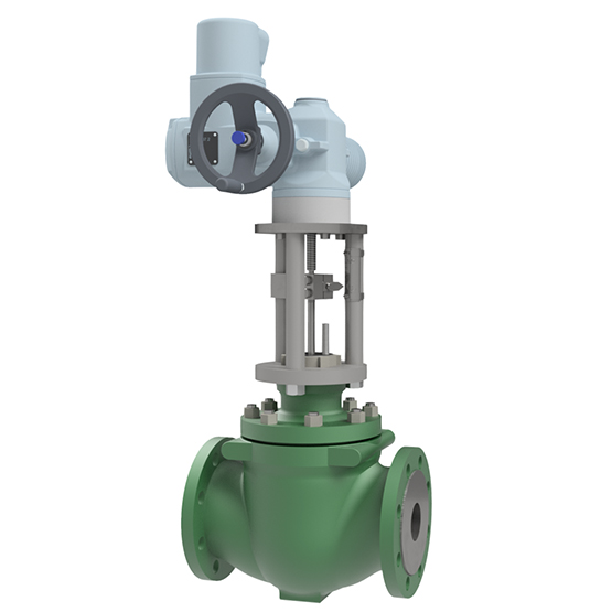 Mounting yoke for Fisher ED and AUMA electric actuator