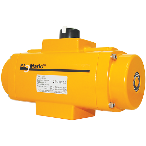 El-O-Matic F-series Rack and Pinion Pneumatic Valve Actuator