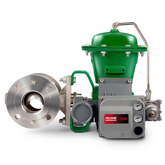 Fisher Vee-Ball V300 Flanged Control Valve