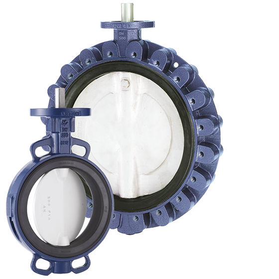 Keystone Model OptiSeal Butterfly Valves