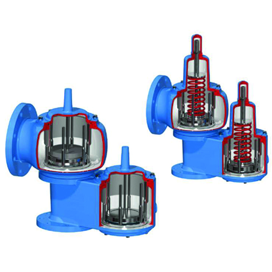 Anderson Greenwood Type 4040 Piped Away Pressure and Vacuum Valves