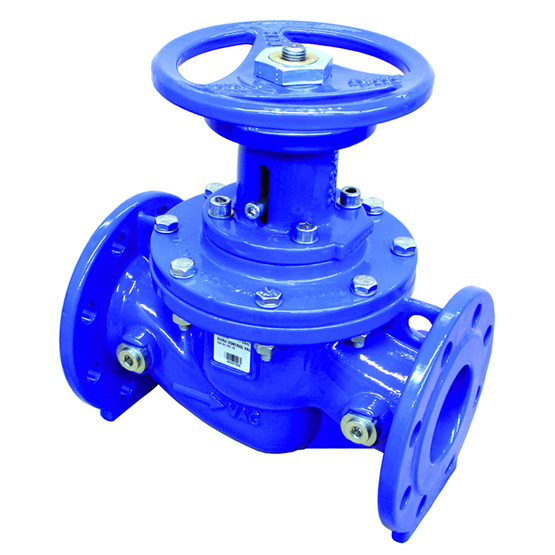 VAG DURA Control valve with handwheel - water