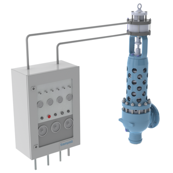 STE5 pneumatic control cabinet