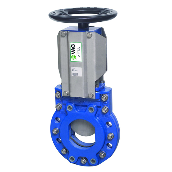 VAG ZETA with handwheel - wastewater