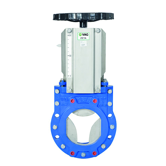VAG ZETA with handwheel - wastewater
